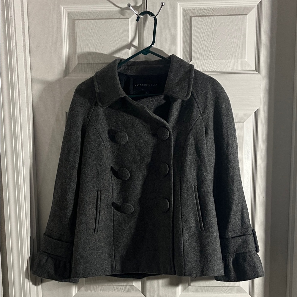 ANTONIO MELANI Charcoal Peacoat